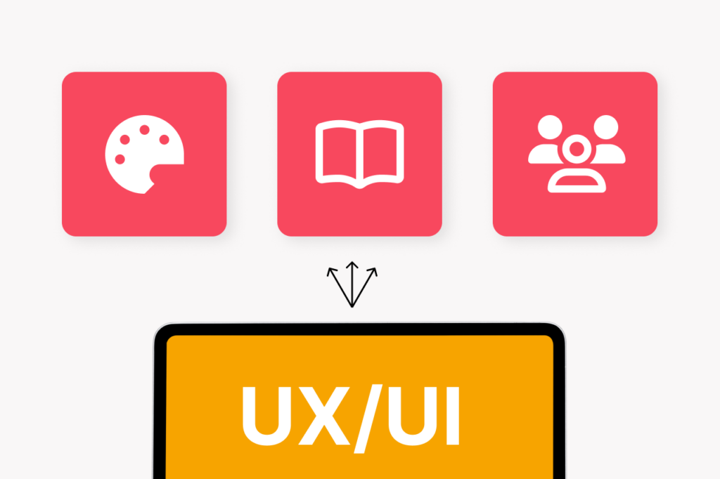 What is a UX Designer UX/UI product design logos art book people